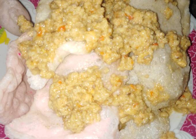 Kerupuk sambel khas cherbond