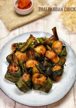 Foto resep Ayam Goreng Pandan