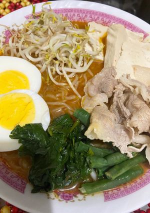 Foto resep Mie shirataki kari ayam