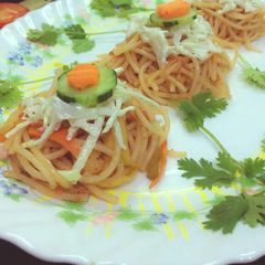A picture of Spaghetti.