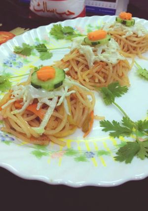 A picture of Spaghetti.
