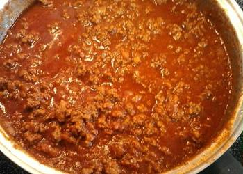 Update, Making Recipe Old Time Hot Dog Sauce Home Style