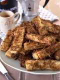 Bastoncini di Pane, Cocco e Latte Condensato