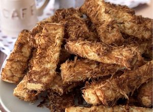 Foto di Bastoncini di Pane, Cocco e Latte Condensato
