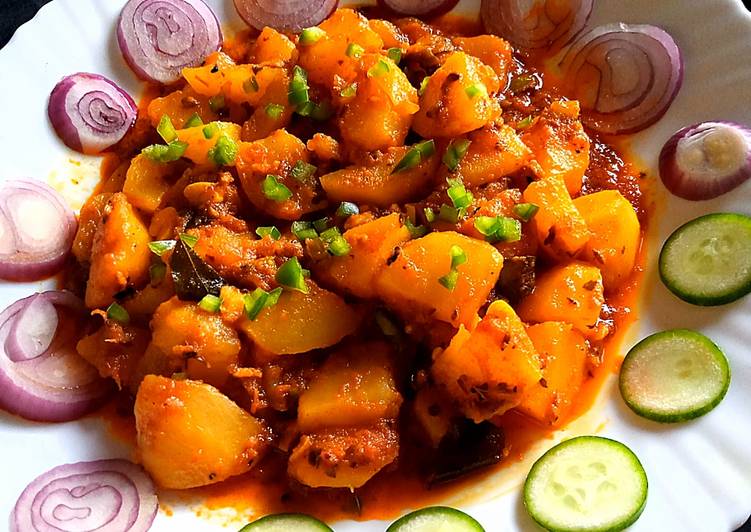 Fresh Khatay aloo