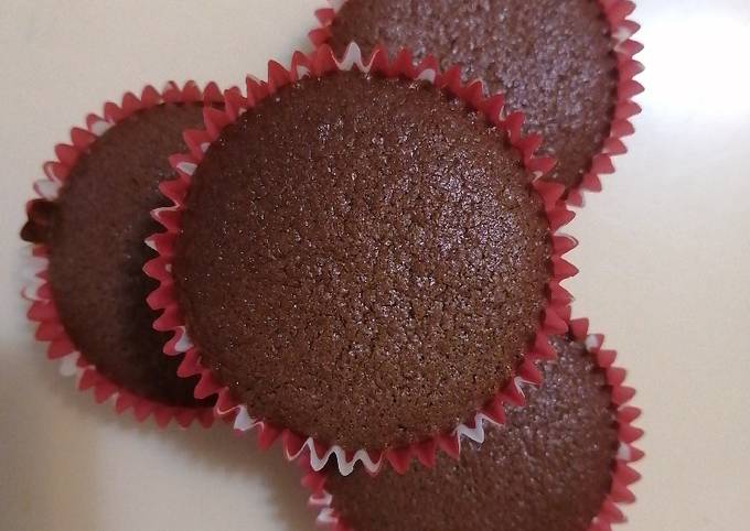 Recipe of Any-night-of-the-week Chocolate cupcakes using cocoa powder