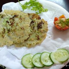 A picture of Kachha Aam akki roti.
