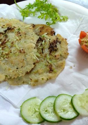 A picture of Kachha Aam akki roti.