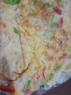 صورة لوصفة بيض بالخضار