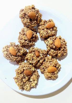 Una foto de Cookies de avena y miel