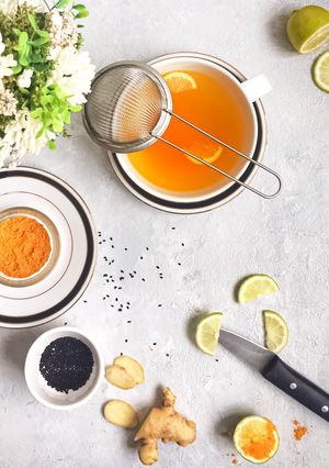 Immune boosting herbal tea. রেসিপির প্রধান ছবি