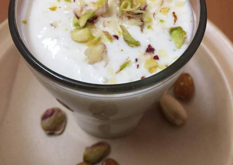 Recipe of Quick Dry fruit Lassi