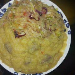 A picture of Mashed Matoke.