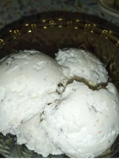 A picture of Coconut ice cream.