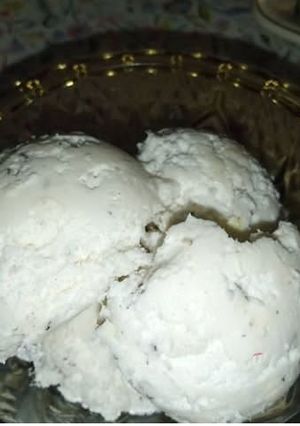 A picture of Coconut ice cream.