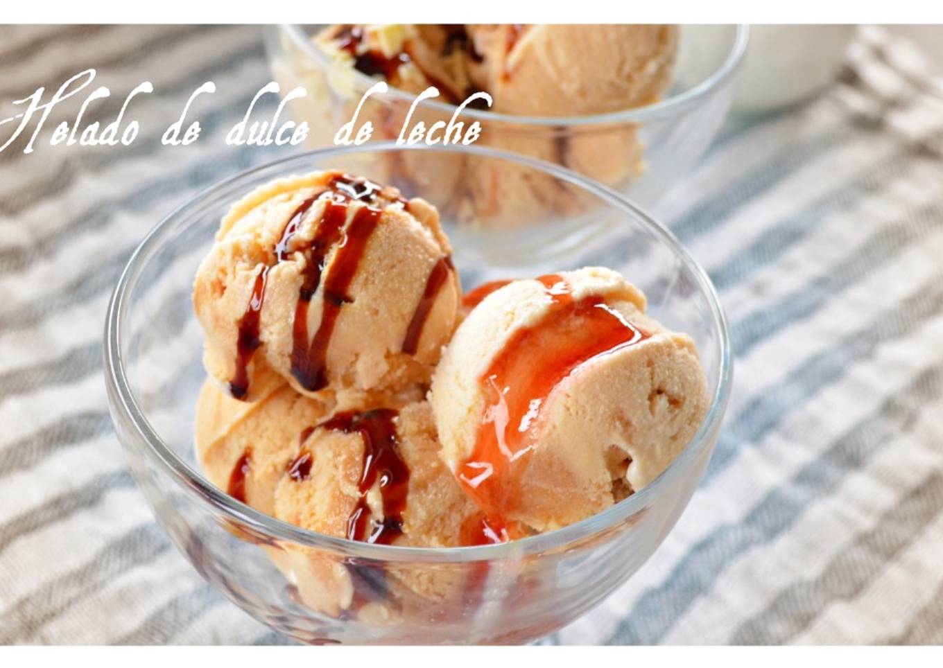 Helado de dulce de leche (Thermomix)