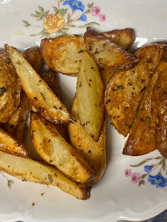 Una foto de Patatas asadas en freidora de aire
