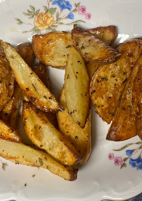 Una foto de Patatas asadas en freidora de aire
