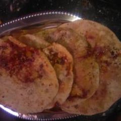 A picture of Ginger paratha.