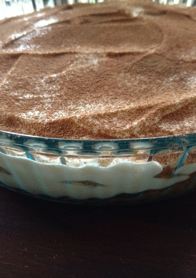 Una foto de Tiramisú light