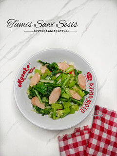 Foto resep Tumis sawi sosis