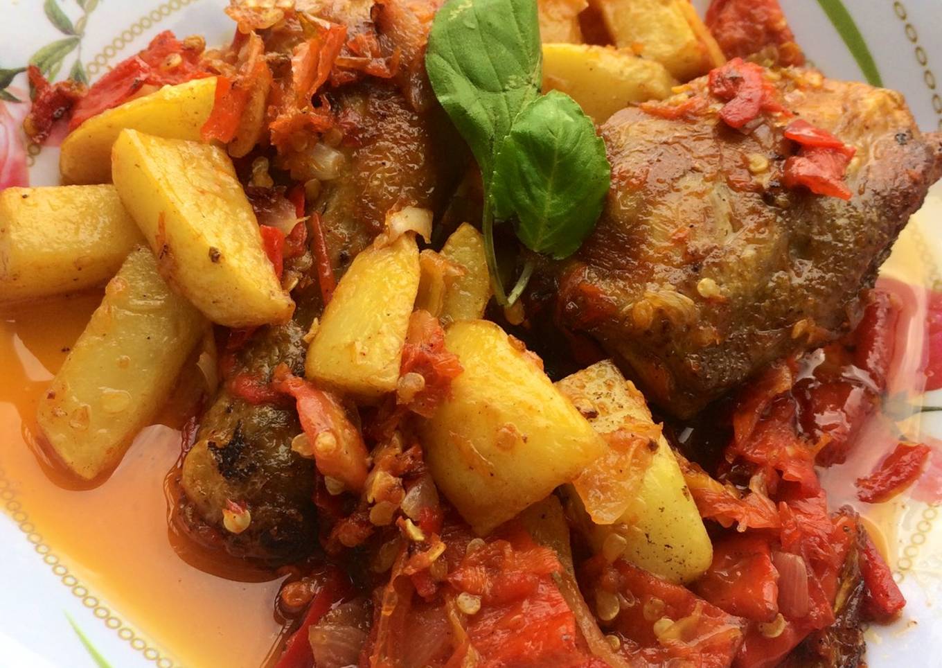Ayam balado (lado kasar)