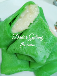 Foto resep Dadar Gulung & Fla susu rum