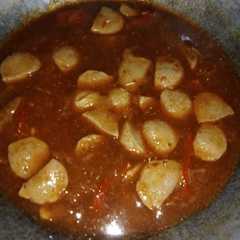 A picture of Bakso dan Sarden Simpel.