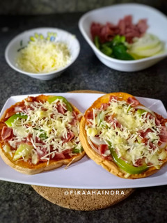 Foto resep Pizza roti tawar teflon
