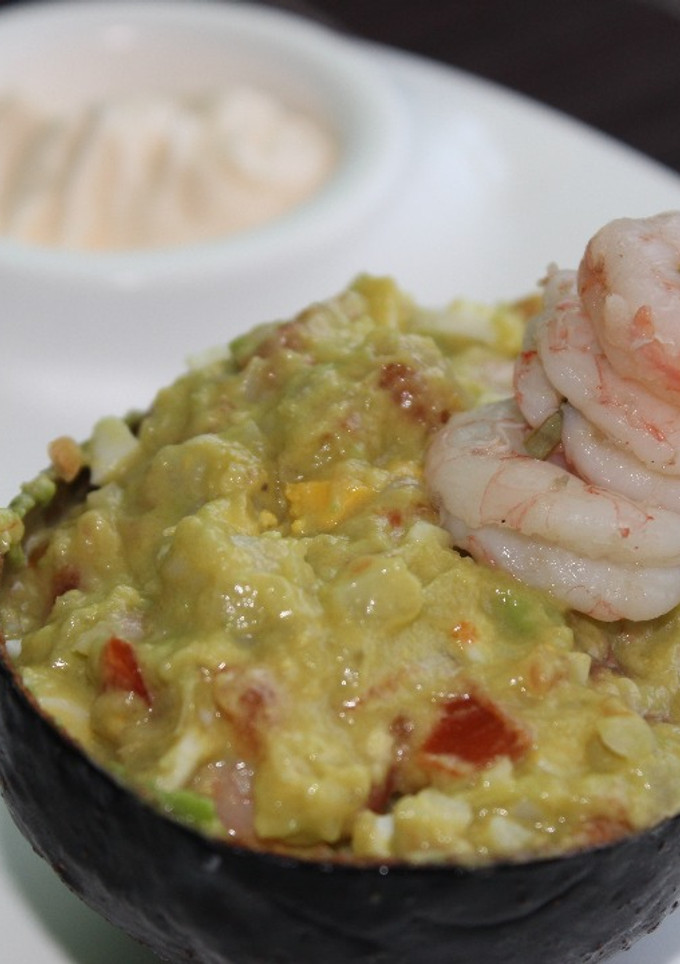 Una foto de Aguacates rellenos