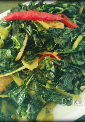Foto resep Tumis Daun Pepaya Ebi (No Pahit)