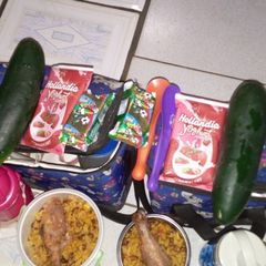 A picture of Rice and Beans with chicken.