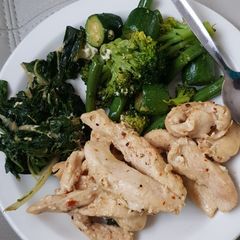 A picture of Chicken Stir Fried.