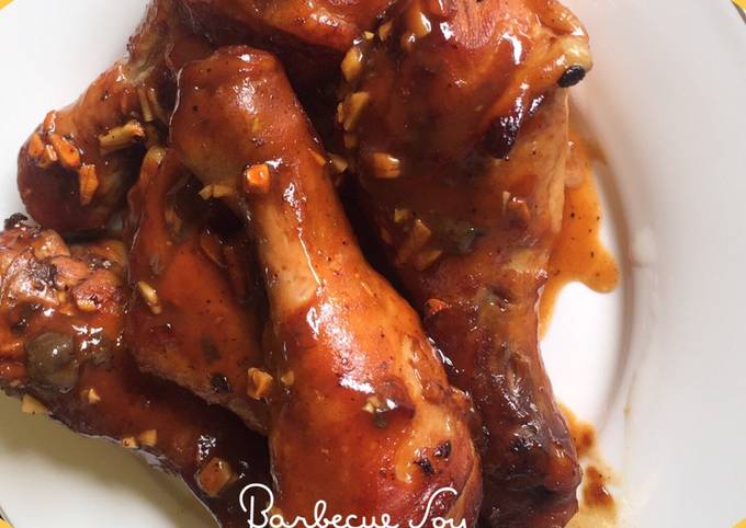 Cara Gampang Menyiapkan Barbecue soy chicken drumstick, Lezat