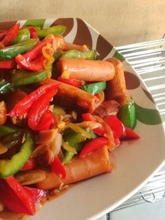 Foto resep Sosis Tumis Paprika