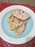Albacora al limón