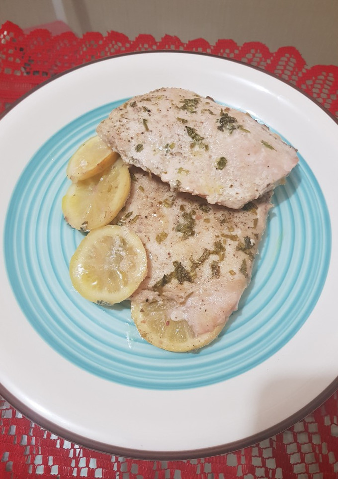 Una foto de Albacora al limón