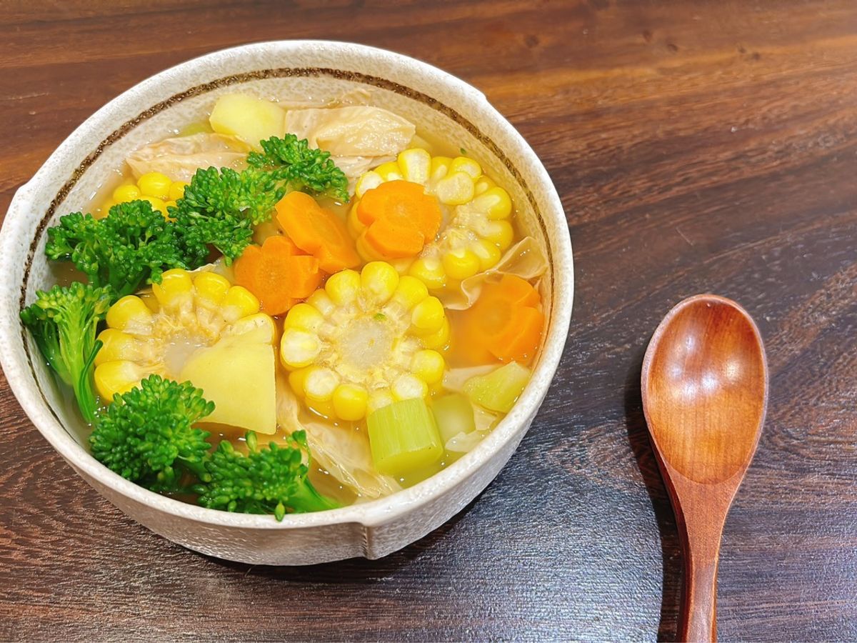 Canh rau củ quả bổ dưỡng thanh mát