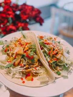 A picture of Thai Chicken Salad Wraps.
