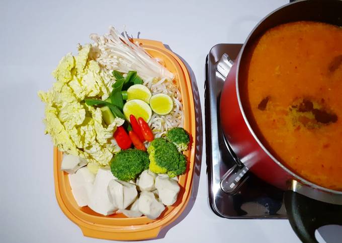 Shabu shabu rumahan, mudah dan lezat