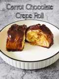 Carrot Chocolate Crepe Roll