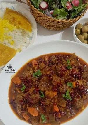 عکسی از دستور خورشت کرفس با کوفته قلقلی