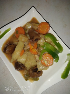 A picture of Yam veggies soup#Abjmoms #Abujamums.