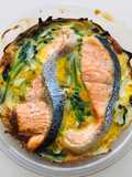 Torta di salmone