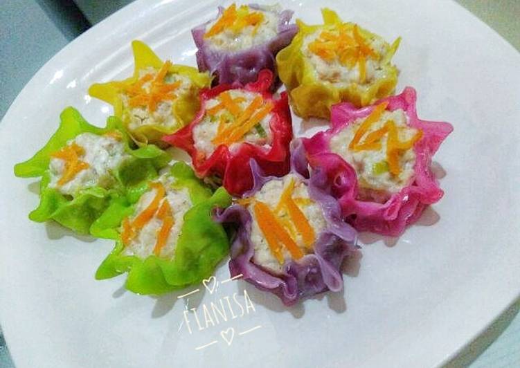 Rainbow Chicken Dimsum
