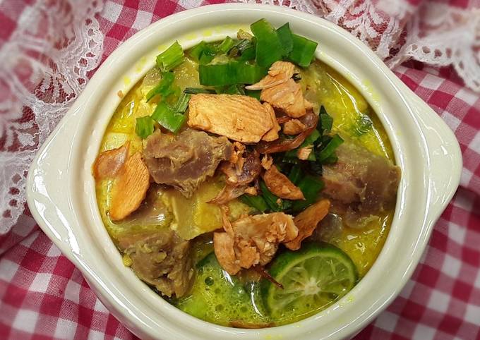 Bagaimana Menyiapkan Soto Kuning Bogor, Sempurna