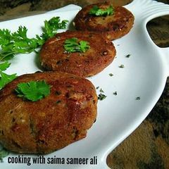 A picture of Shami kabab #ramadankitayari.