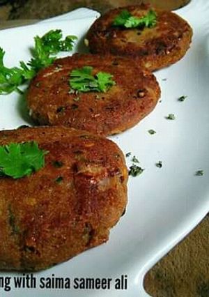 A picture of Shami kabab #ramadankitayari.