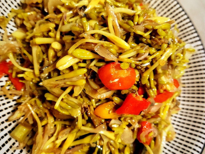 Resep Tumis teri bunga pepaya anti pahit, Menggugah Selera