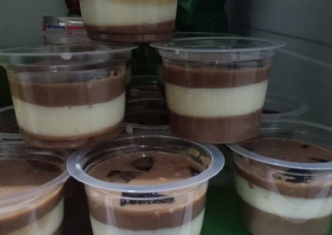 Puding oreo milo